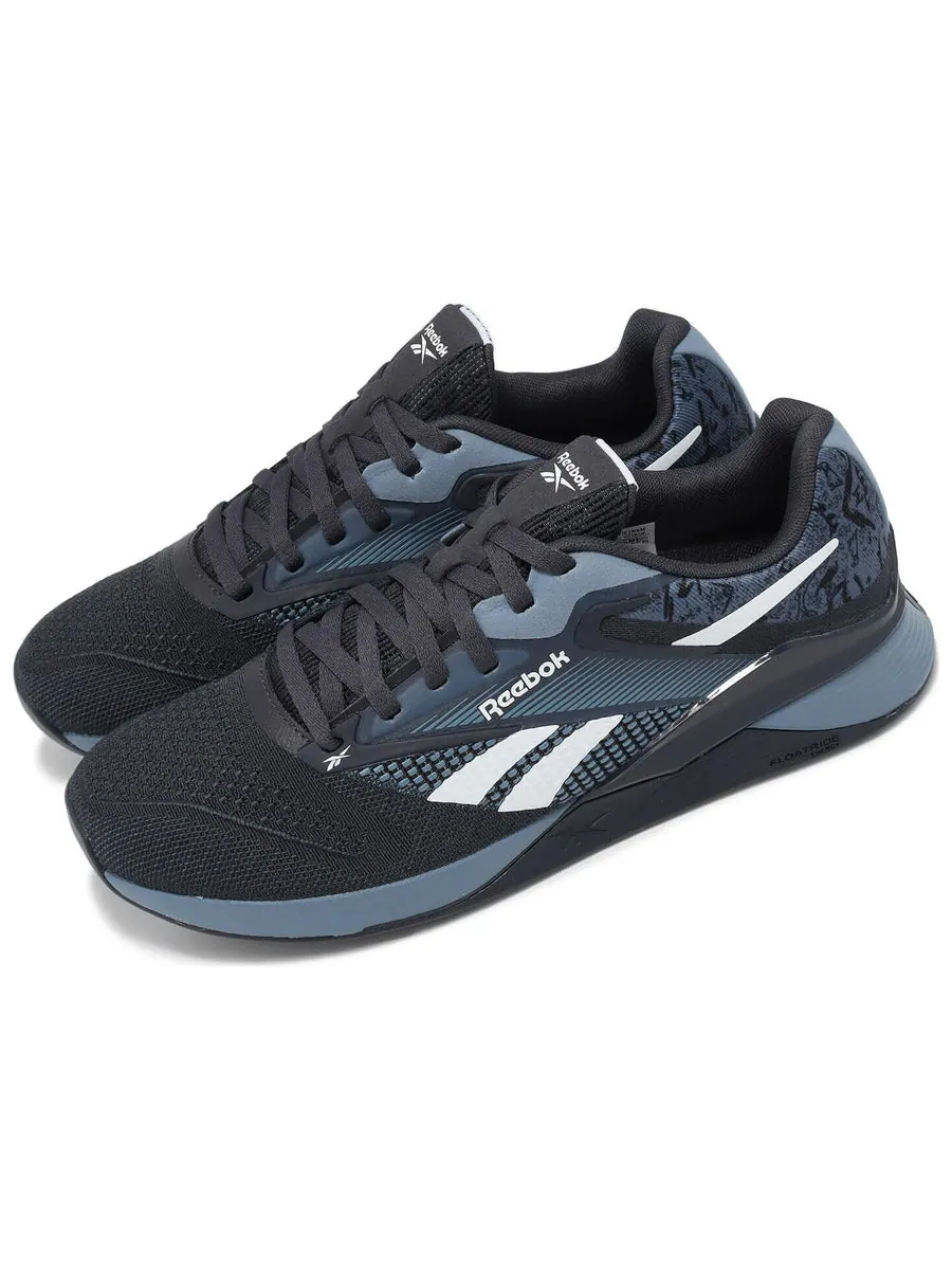Кроссовки Reebok Nano X4 Sneakers 'Blue Black' — изображение 3 из 5, синий