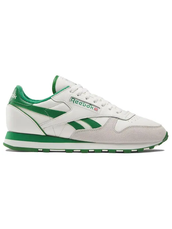 Кроссовки classic leather 1983 vintage 'chalk glen green' Reebok — изображение 2 из 4, белый/зеленый