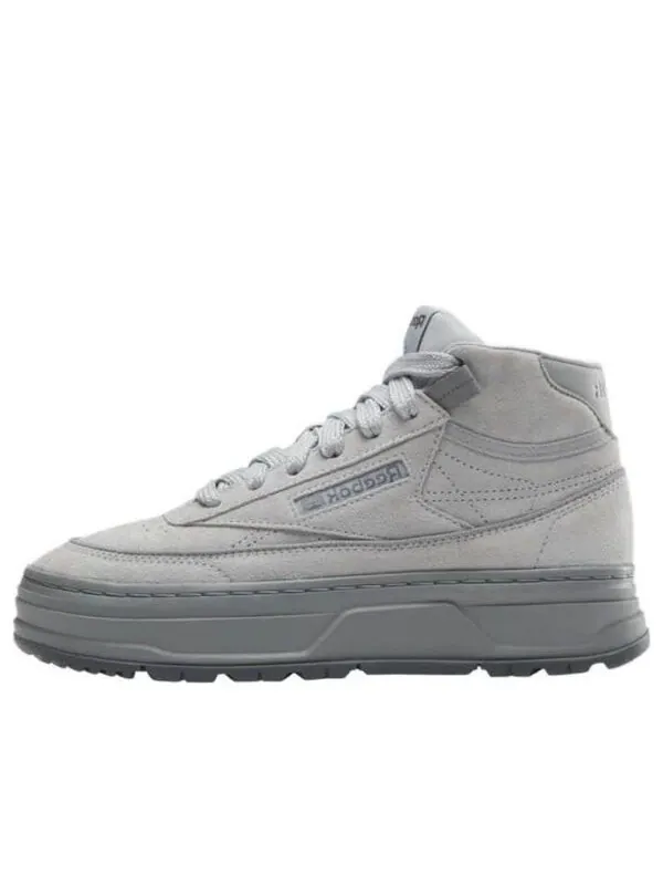 Кроссовки club c geo mid 'pure grey' Reebok — изображение 1 из 4, серый/серый/серый