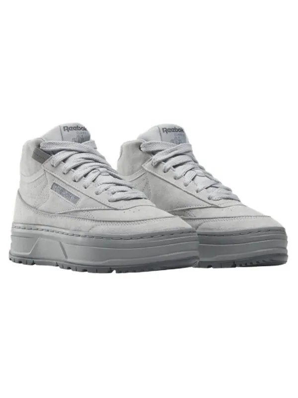 Кроссовки club c geo mid 'pure grey' Reebok — изображение 3 из 4, серый/серый/серый
