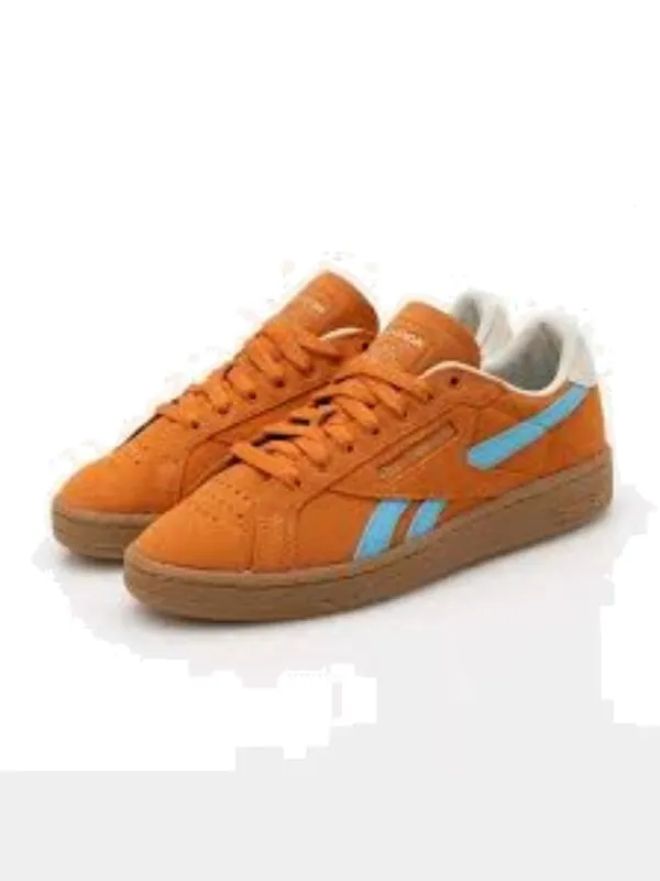 Кроссовки club c grounds uk 'orange brown blue' Reebok — изображение 2 из 4