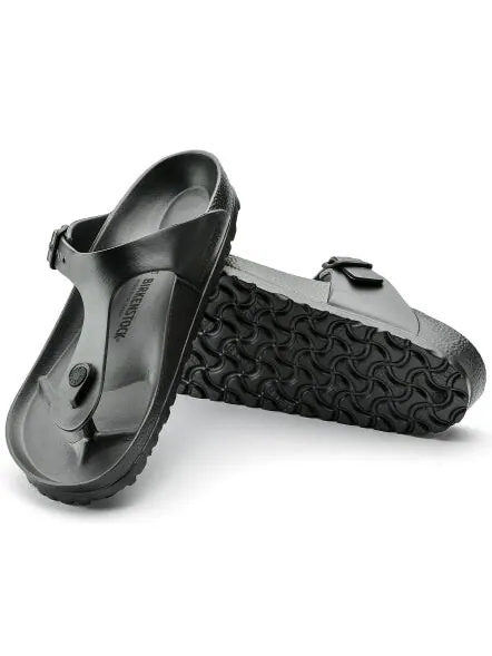 Тапочки gizeh essentials eva metallic sandals 'anthracite' Birkenstock — изображение 4 из 4, серый
