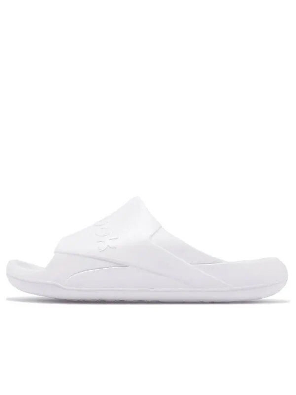 Тапочки clean slides 'triple white' Reebok