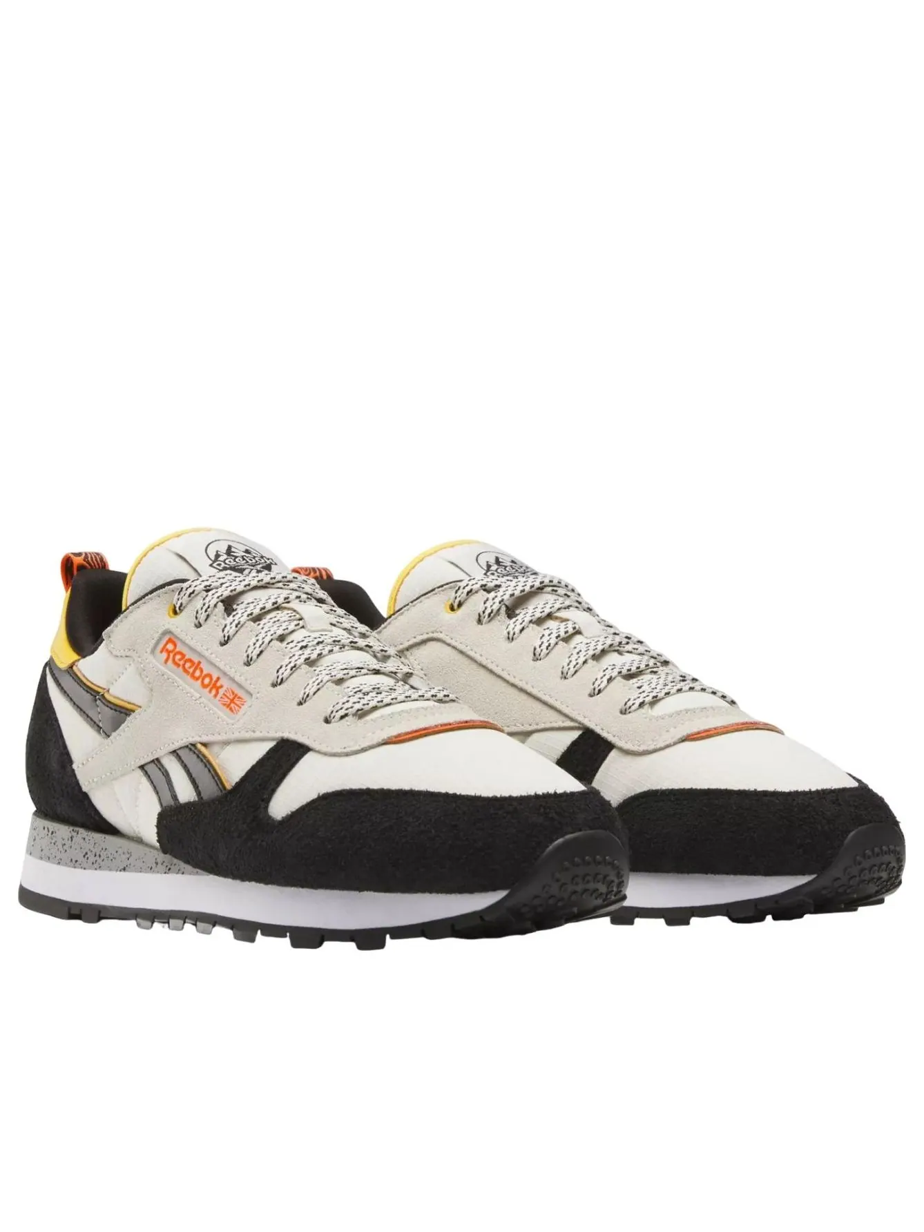 Кроссовки Reebok Classic Leather 'Outdoor Vibes Pack - Alabaster Black' — изображение 2 из 6, черный/золотистый