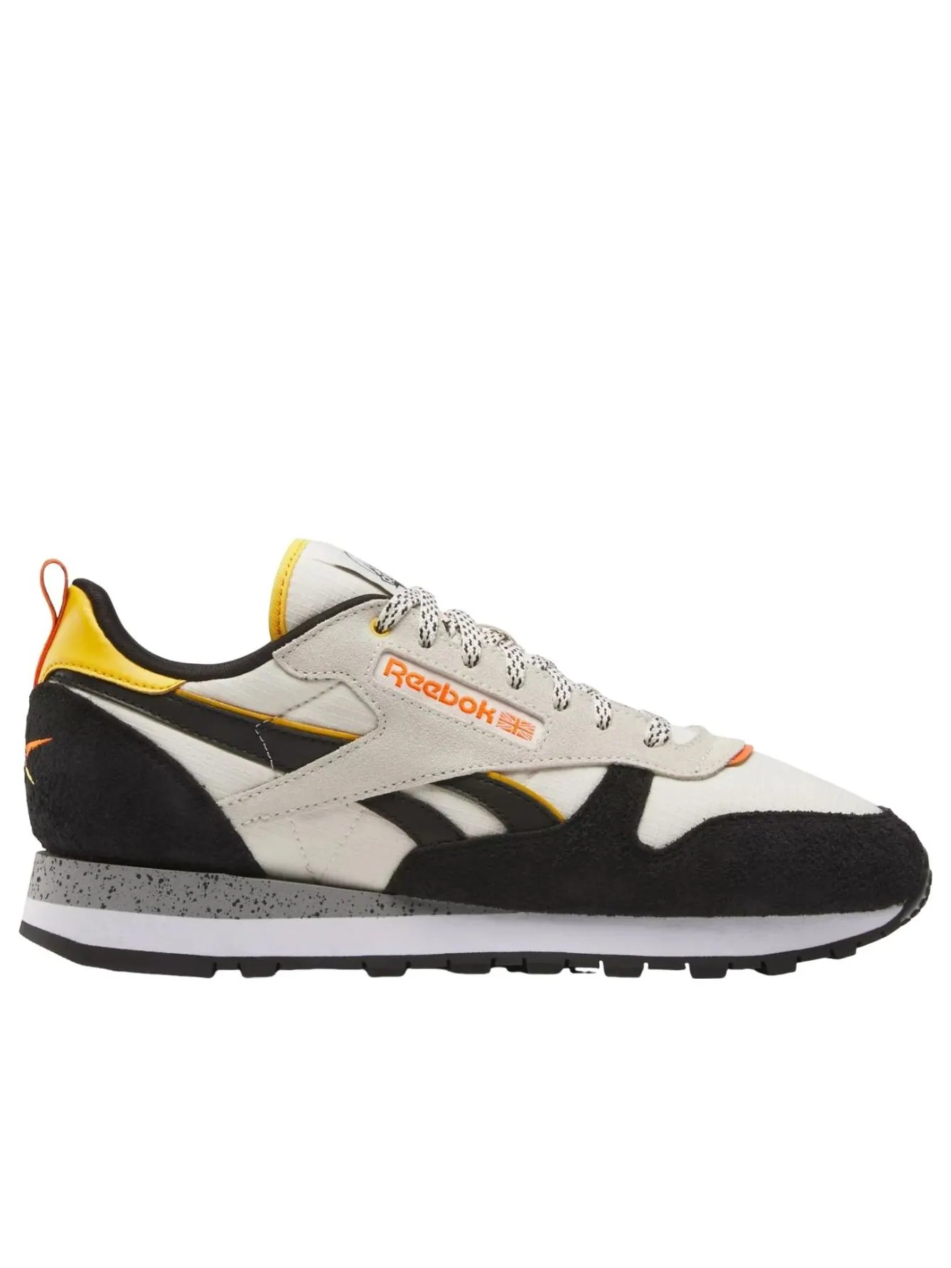 Кроссовки Reebok Classic Leather 'Outdoor Vibes Pack - Alabaster Black' — изображение 6 из 6, черный/золотистый