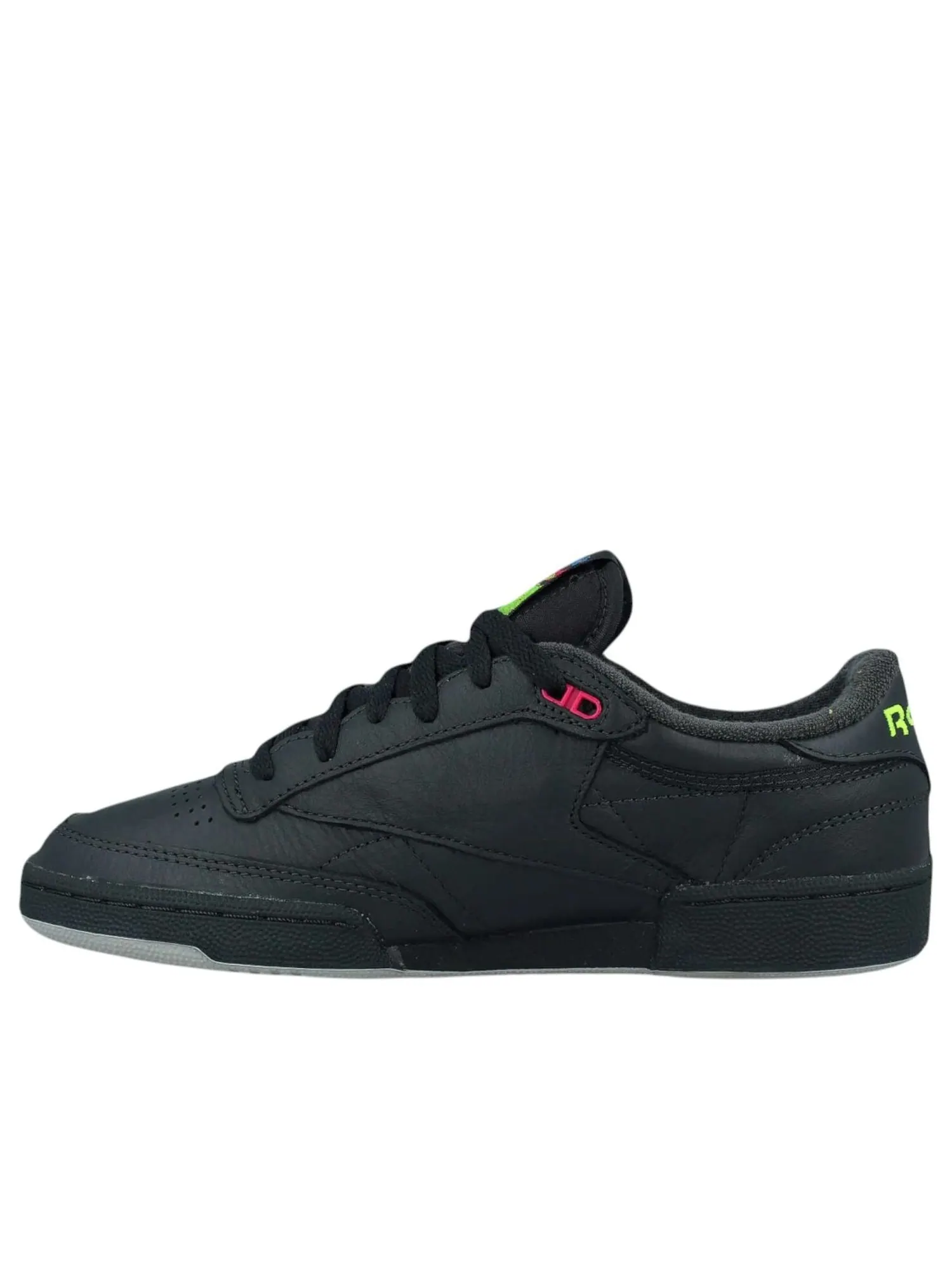 Кроссовки Reebok Club C 85 Vintage 'Black Pink Green' — изображение 1 из 5, черный