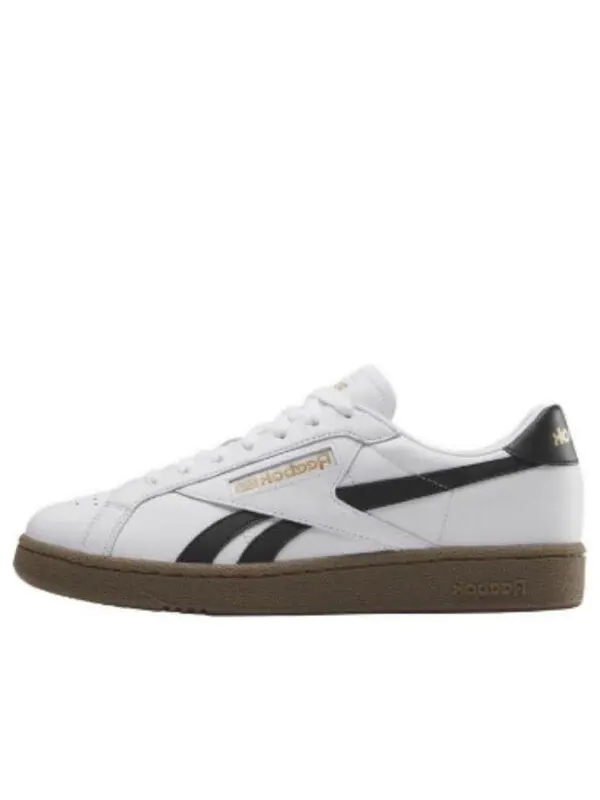 Кроссовки club c grounds uk 'white black gum' Reebok — изображение 1 из 3, белый/черный/коричневый
