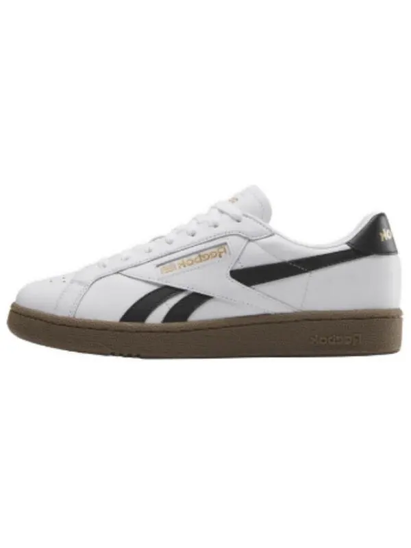 Кроссовки club c grounds uk 'white black gum' Reebok — изображение 2 из 3, белый/черный/коричневый