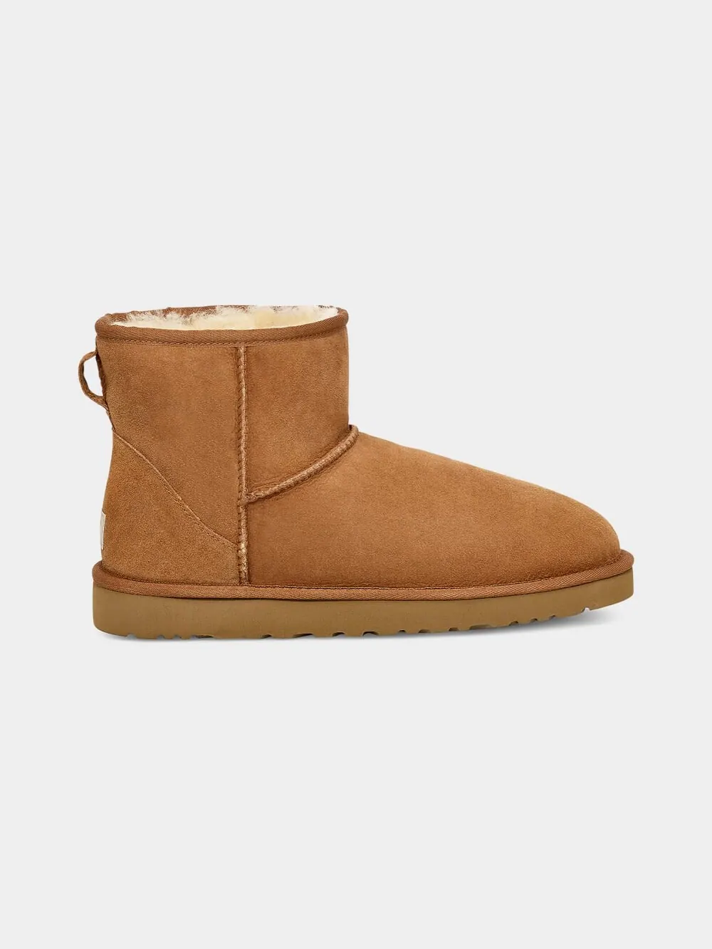Мужские низкие ботинки UGG из овчины, каштановые — изображение 1 из 4, орех