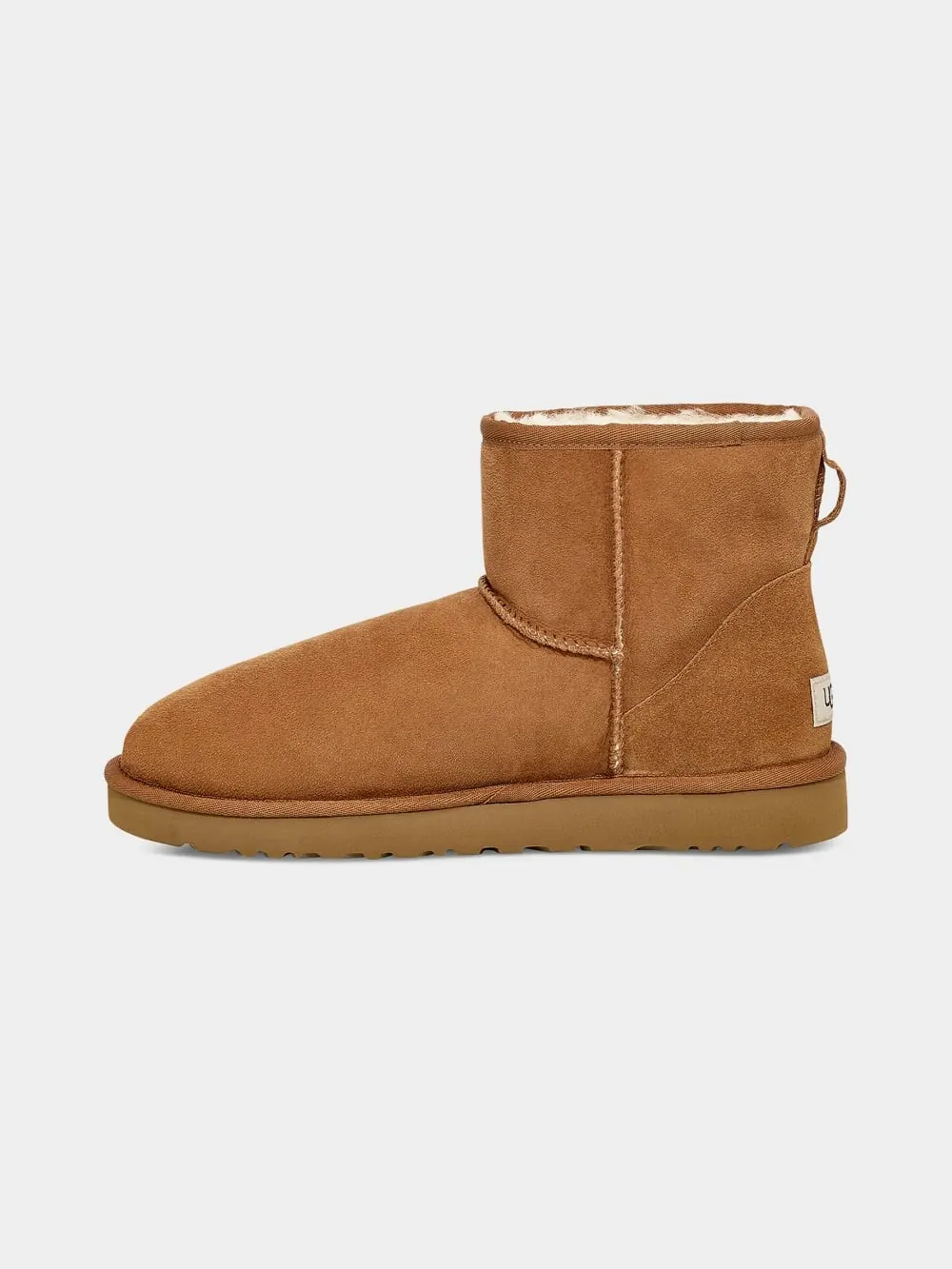 Мужские низкие ботинки UGG из овчины, каштановые — изображение 3 из 4, орех