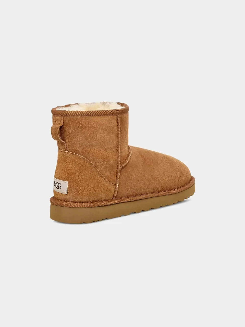 Мужские низкие ботинки UGG из овчины, каштановые — изображение 4 из 4, орех