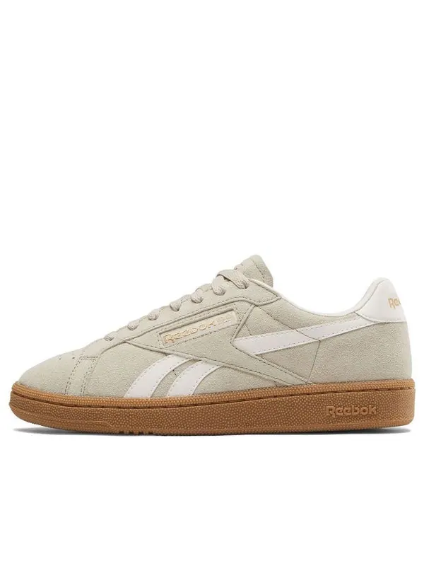 Кроссовки club c grounds shoes 'beige white' Reebok — изображение 1 из 4, бежевый/белый/коричневый