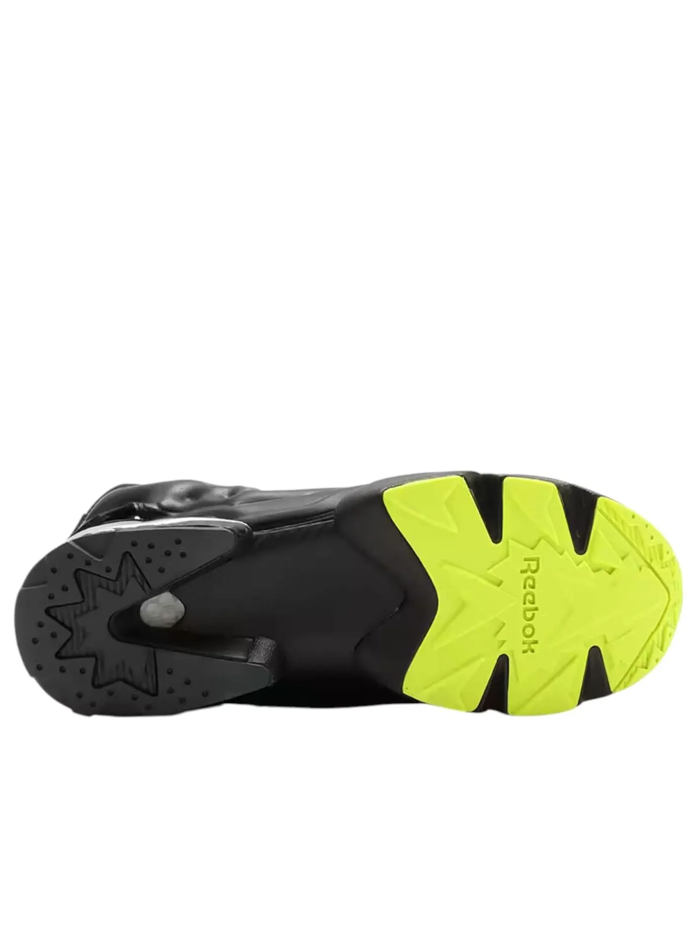 Кроссовки Reebok x Aries InstaPump Fury 94 'Black Grey Lime' — изображение 5 из 6, черный