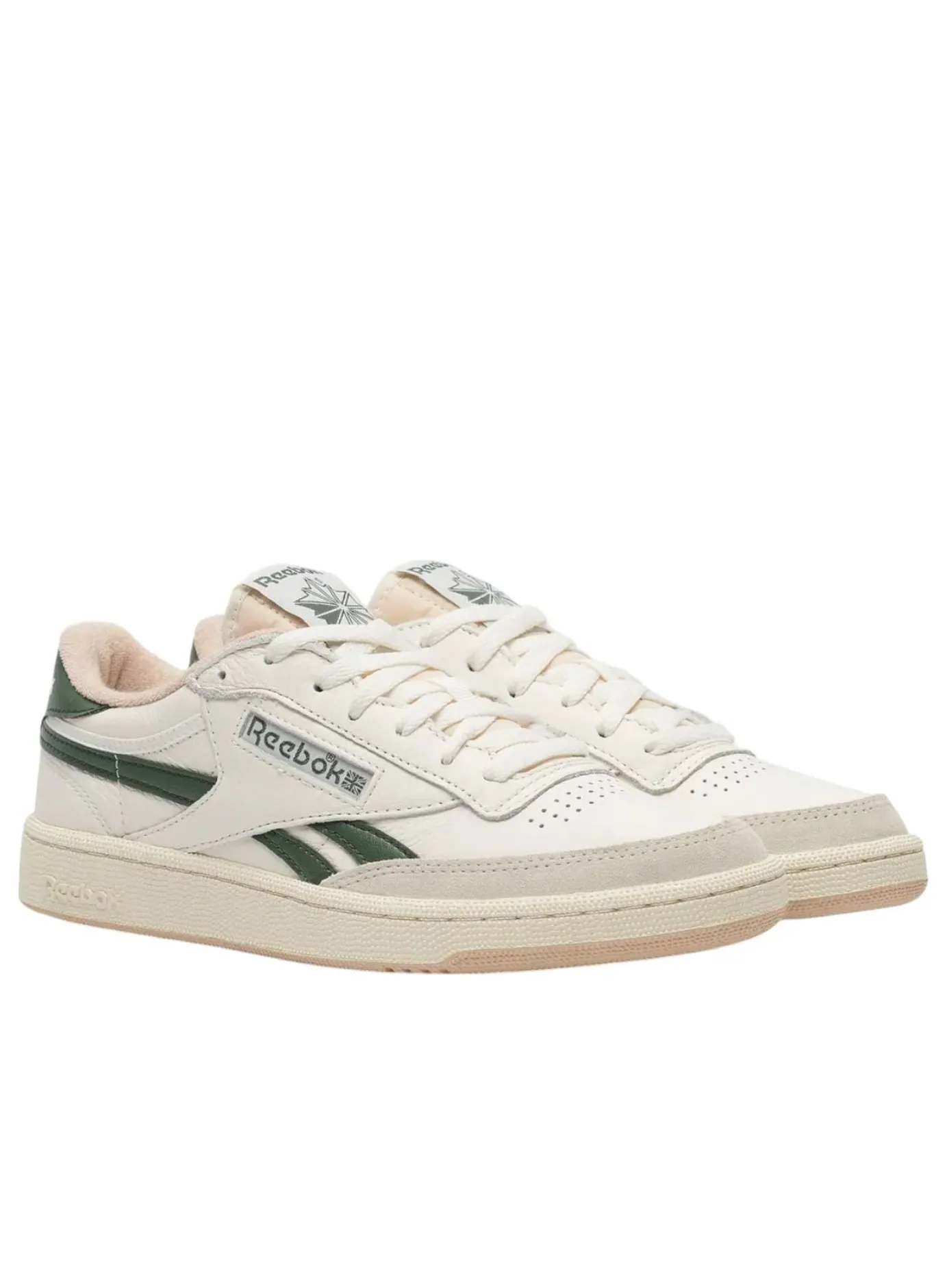 Кроссовки Reebok Club C Revenge Vintage 'Chalk Breakaway Green' — изображение 2 из 6, белый
