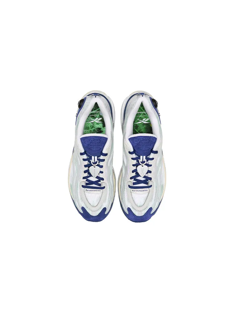 Кроссовки Reebok Premier Pump Paris Trainer x RANDOMEVENT 'White Blue' — изображение 3 из 8, белый