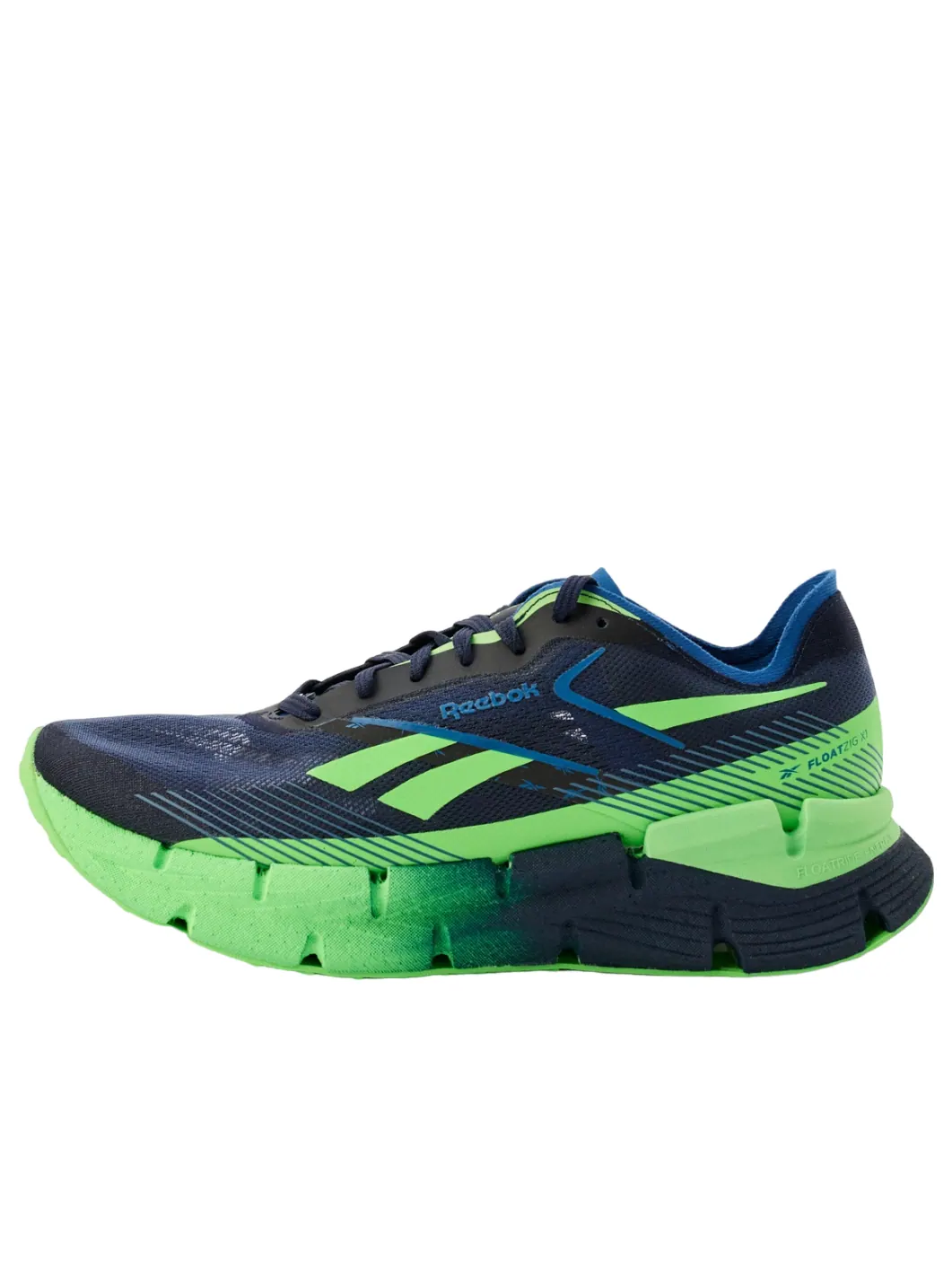 Reebok FloatZig X1 'Twilight Blue Solar Lime' — изображение 1 из 5, темно-синий/неоновый