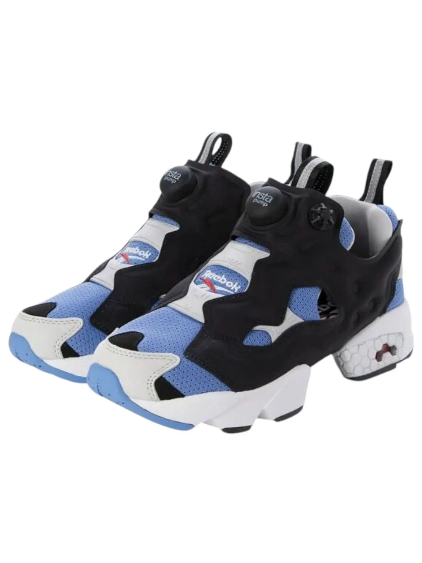 Кроссовки Reebok InstaPump Fury 94 'Blue Black White' — изображение 2 из 6, синий/черный/белый