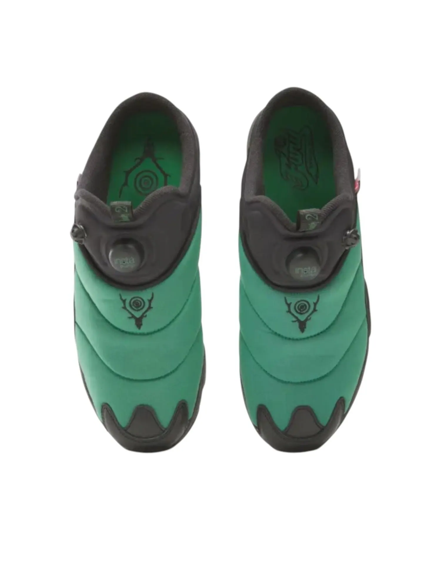 Reebok x SOUTH2 WEST8 IPF Mule 'Green Black' — изображение 4 из 5, зеленый/черный/черный