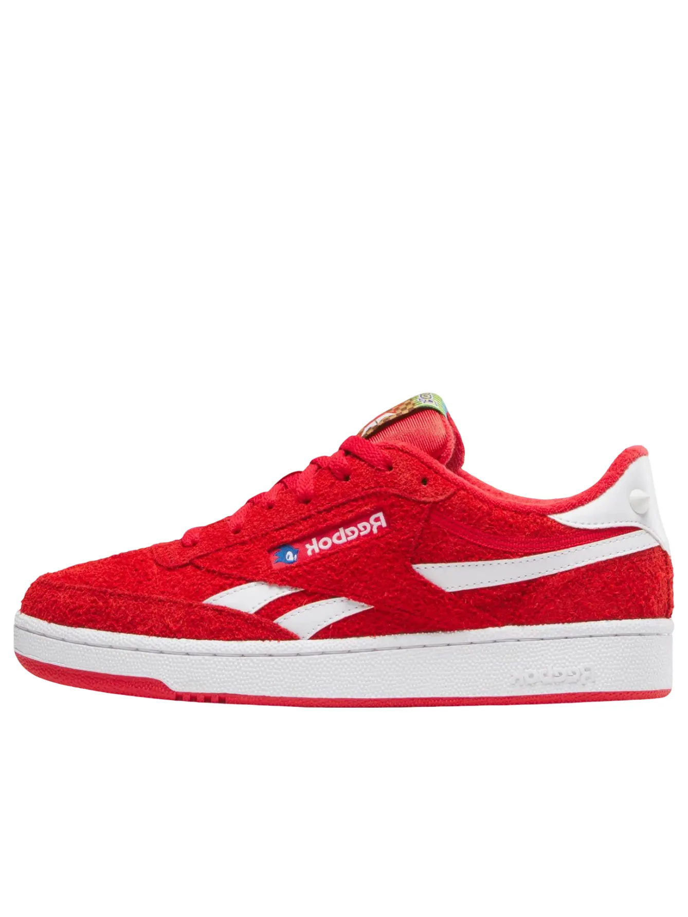 Reebok x Sonic the Hedgehog 3 Club C Revenge 'Knuckles' — изображение 1 из 6, красный/белый