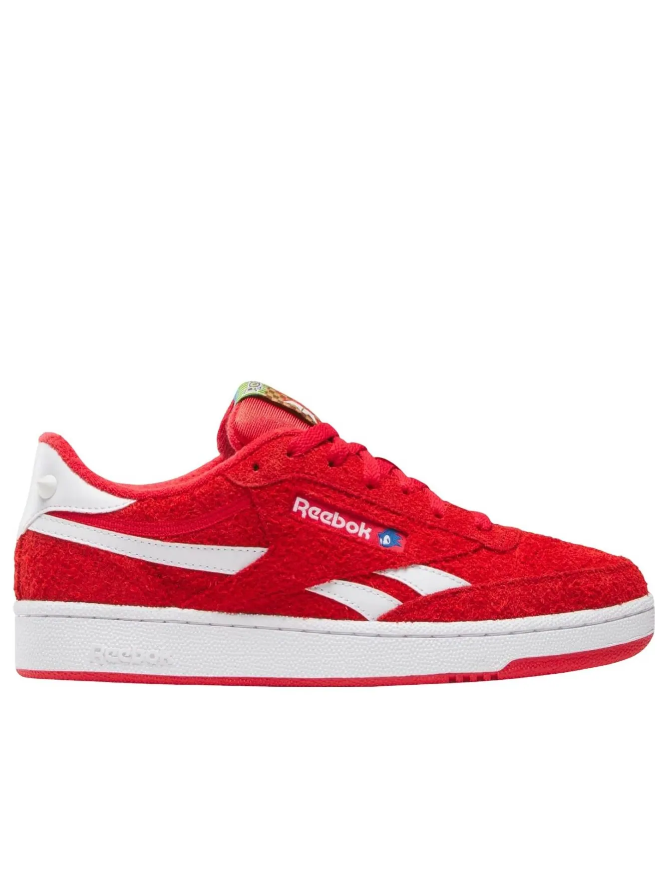 Reebok x Sonic the Hedgehog 3 Club C Revenge 'Knuckles' — изображение 6 из 6, красный/белый