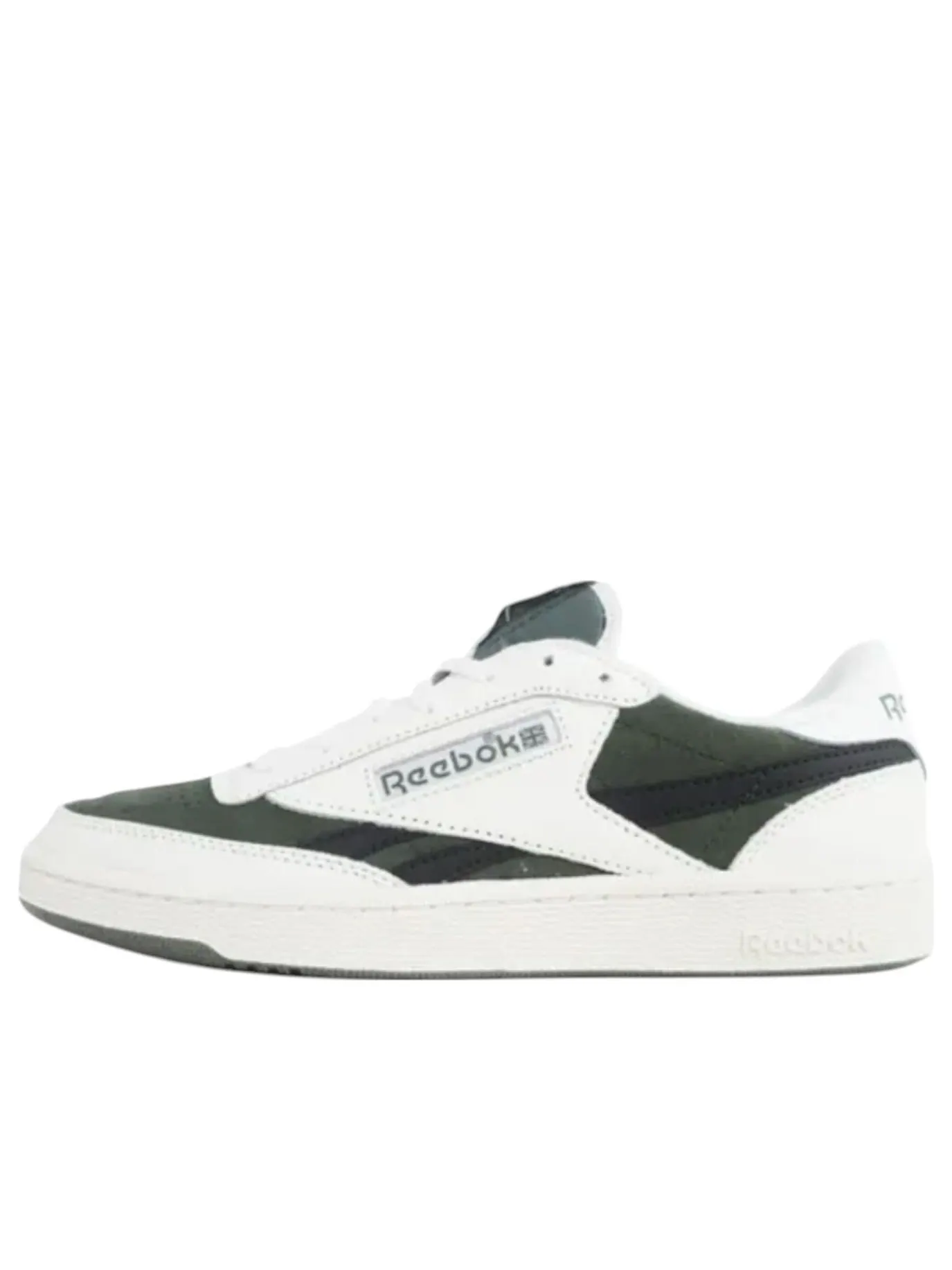 Кроссовки Reebok Club C Revenge Vintage 2 'Chalk Breakaway Green' — изображение 1 из 5, зеленый/черный