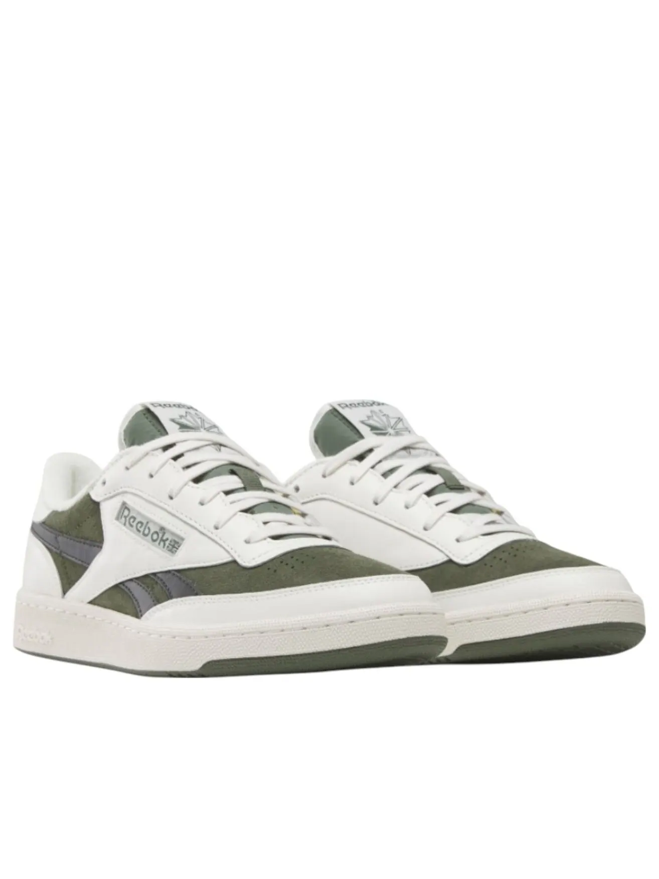 Кроссовки Reebok Club C Revenge Vintage 2 'Chalk Breakaway Green' — изображение 2 из 5, зеленый/черный
