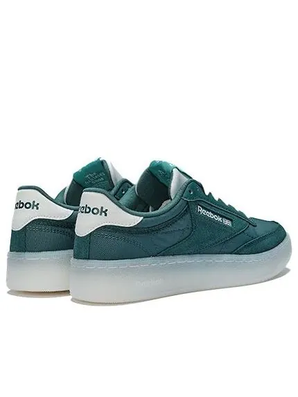 Кроссовки Reebok Club C 85W Shoes 'Green White' — изображение 4 из 5, зеленый