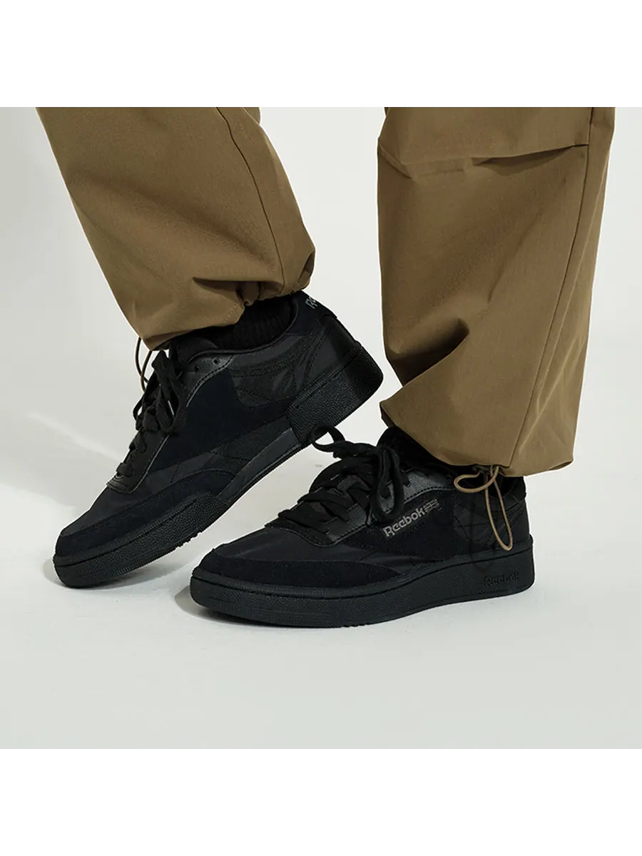 Кроссовки Reebok Club C 85 'Black' — изображение 5 из 6, черный