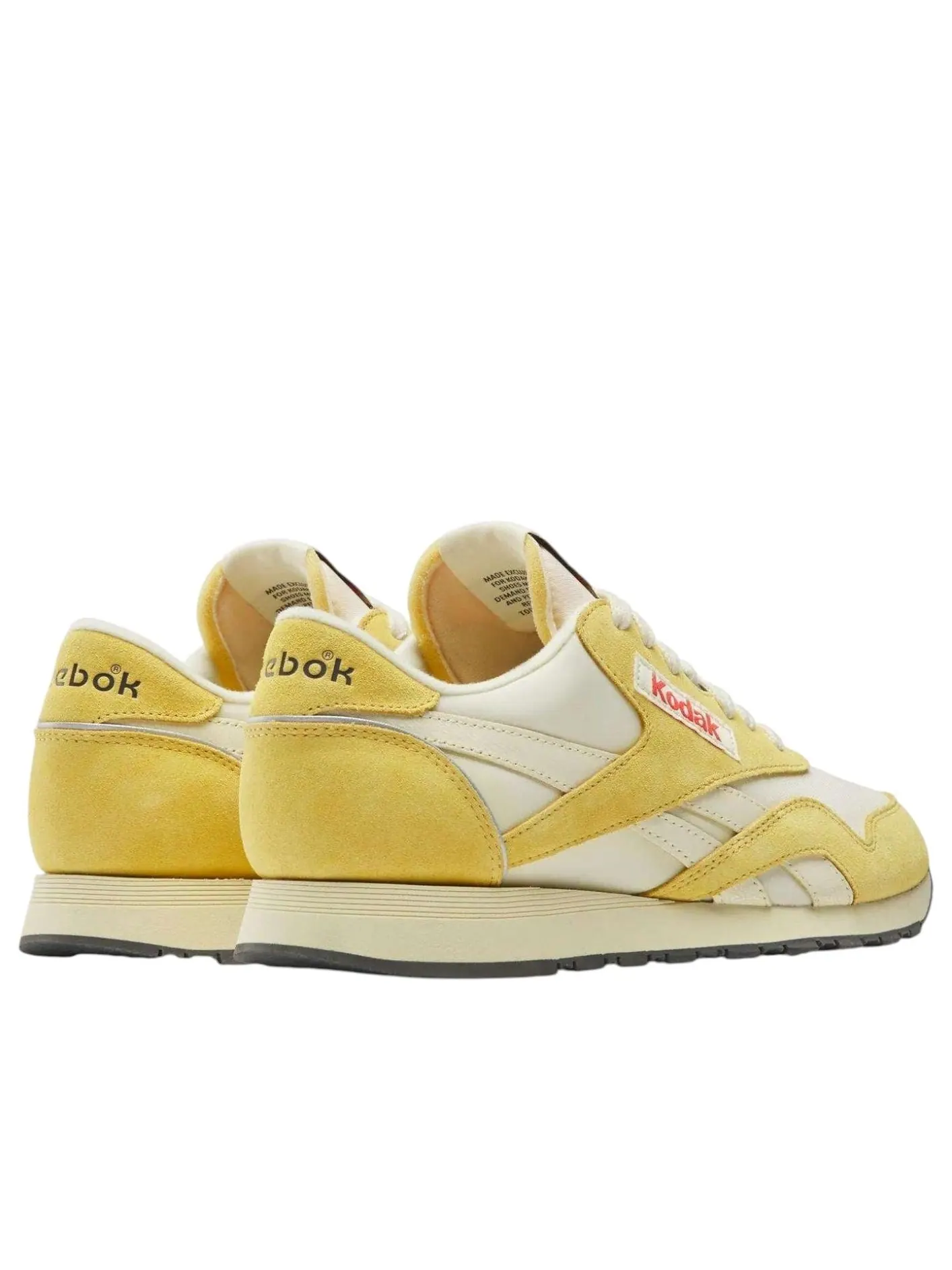 Reebok x Kodak Classic 'Yellow Cream' — изображение 3 из 4, желтый/кремовый