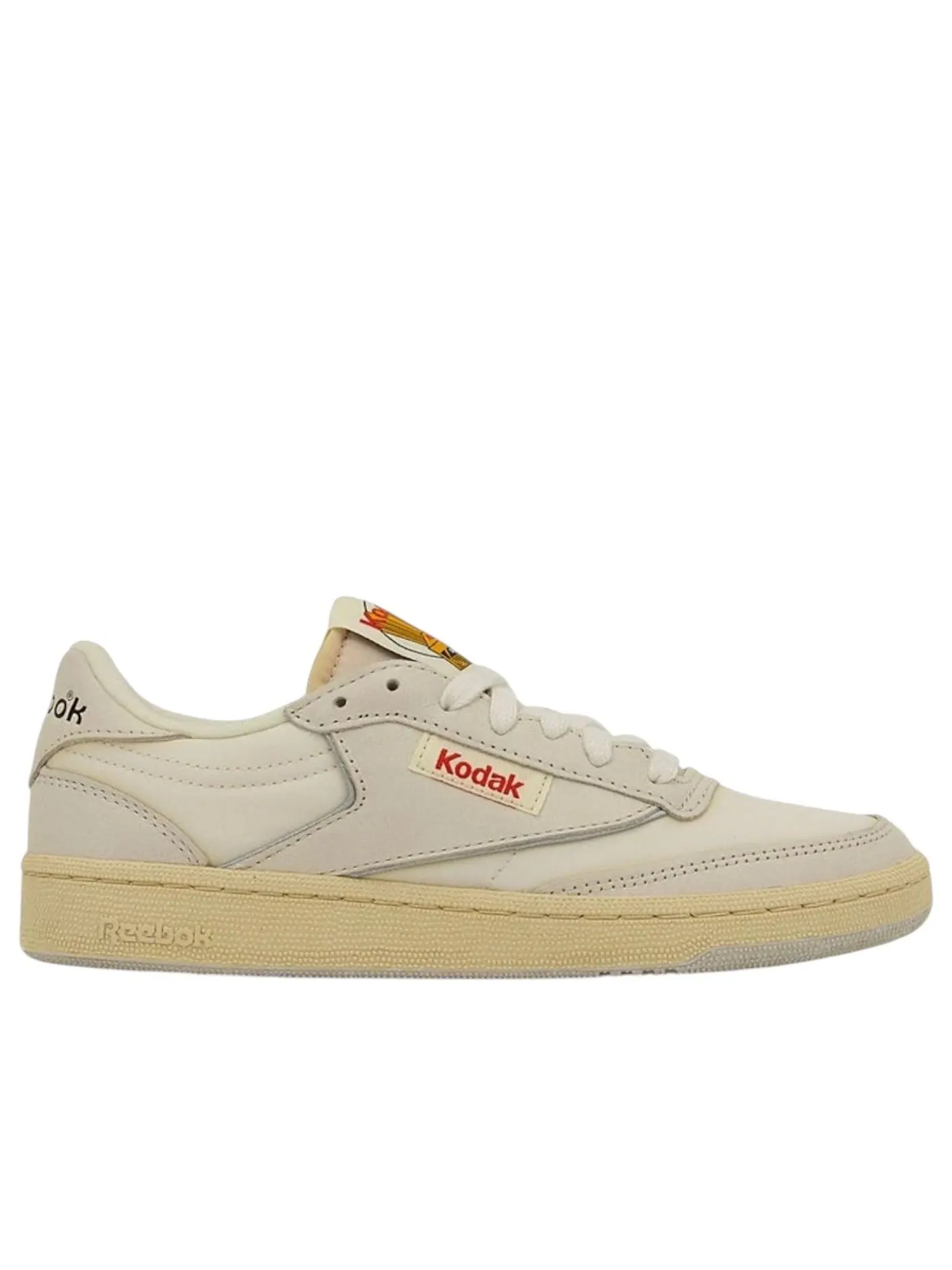 Reebok x Kodak Club C 85 'Chalk Cream' — изображение 6 из 6, кремовый/красный