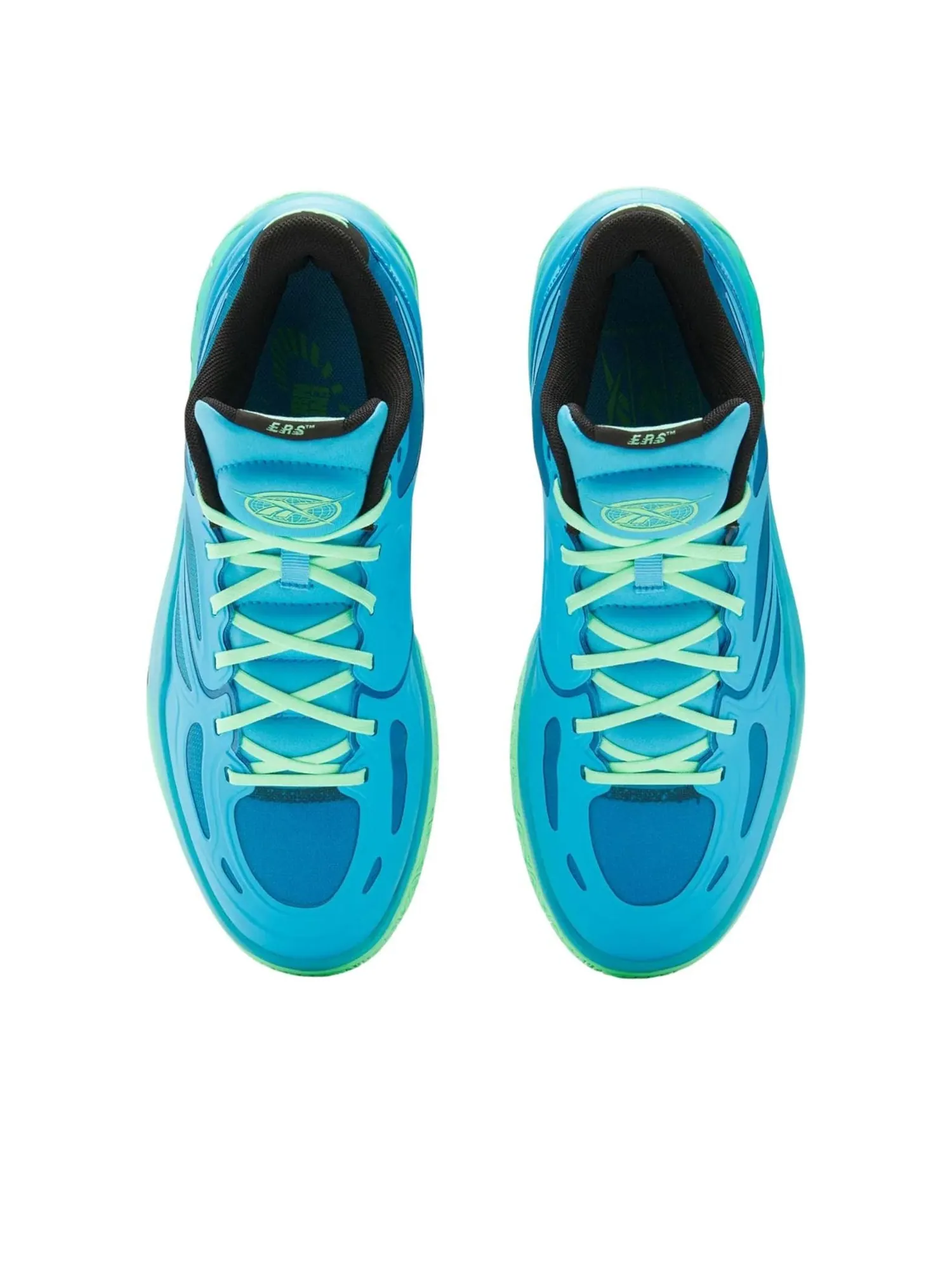 Кроссовки Reebok Engine A 'Green Glow' — изображение 3 из 4, голубой/зеленый