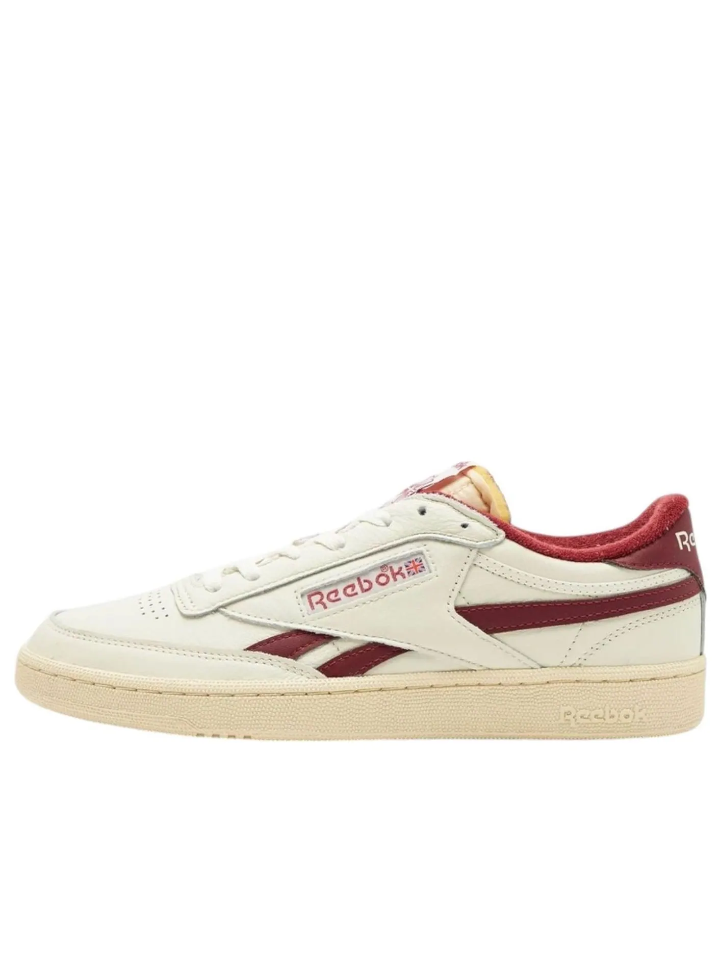 Кроссовки Reebok Club C Revenge Vintage 'Paper White Classic Burgundy' — изображение 1 из 6
