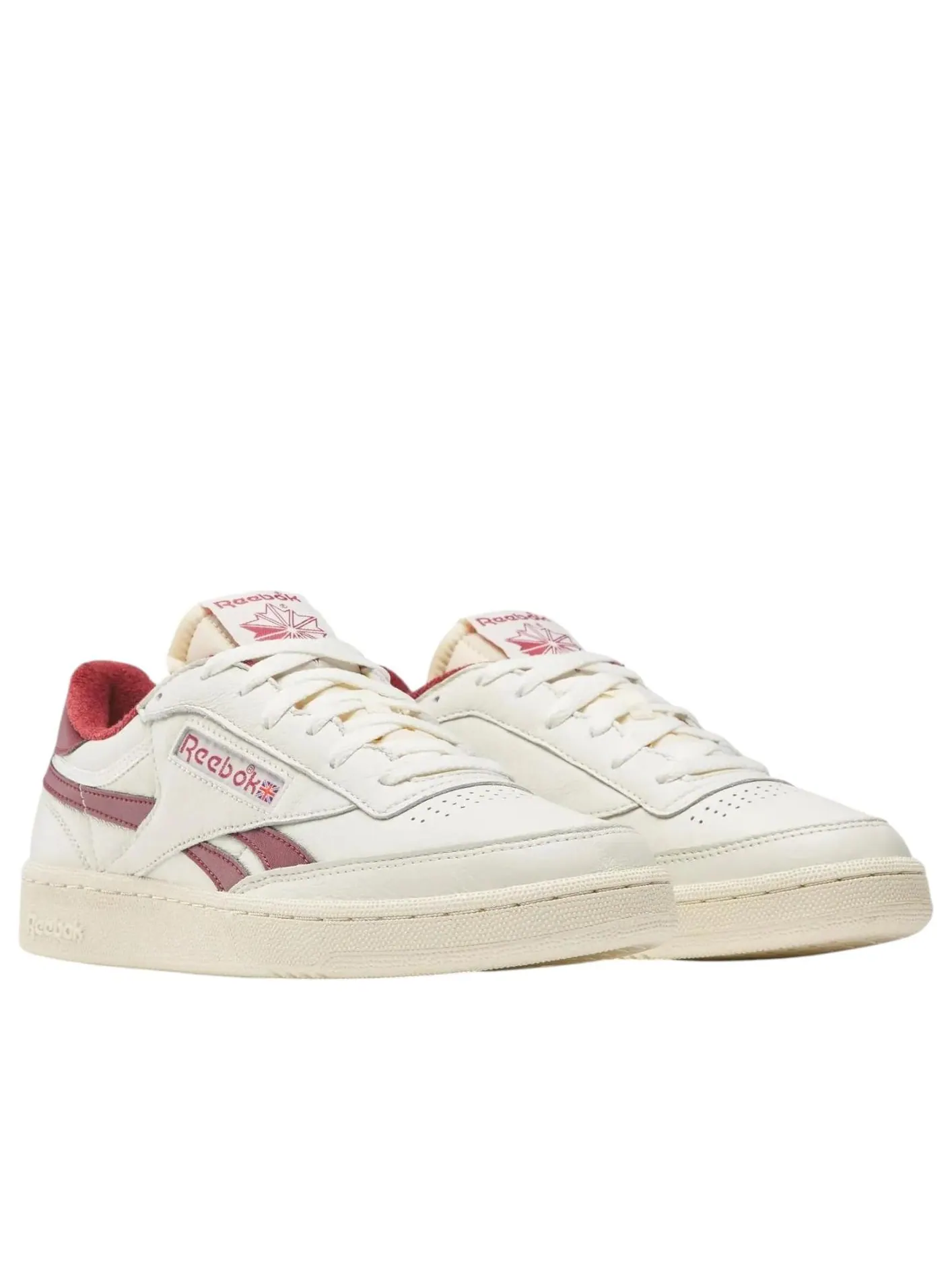 Кроссовки Reebok Club C Revenge Vintage 'Paper White Classic Burgundy' — изображение 3 из 6