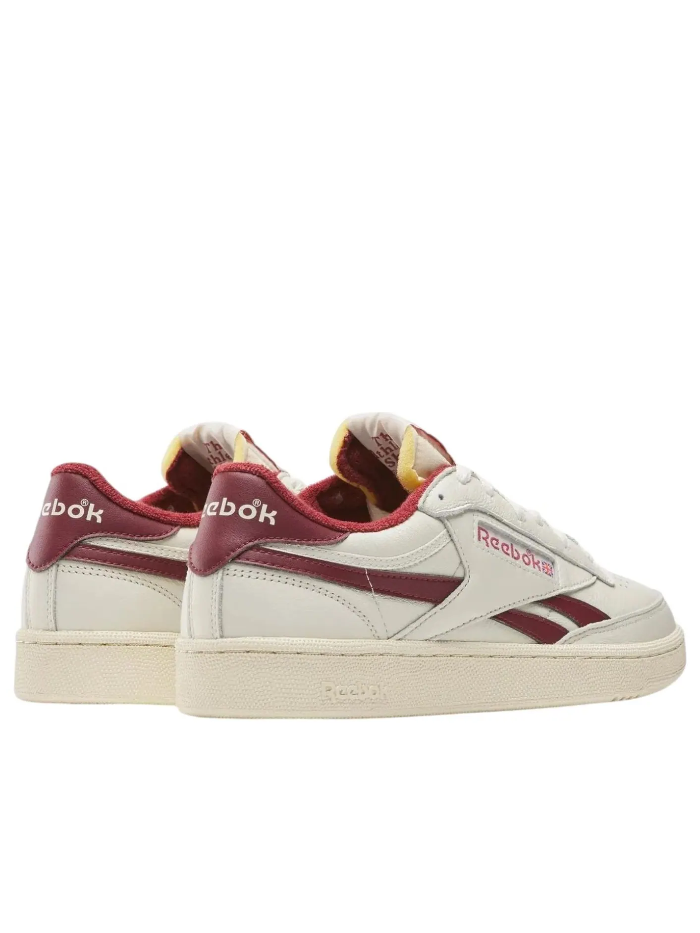 Кроссовки Reebok Club C Revenge Vintage 'Paper White Classic Burgundy' — изображение 4 из 6