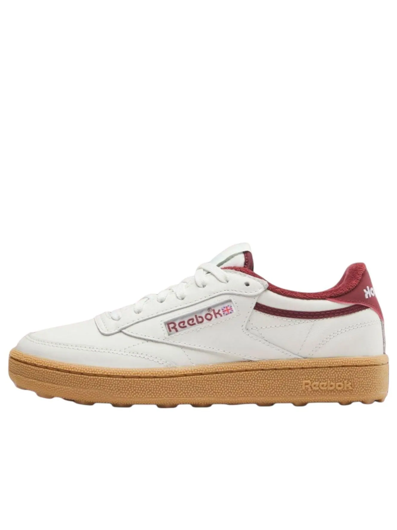 Кроссовки (WMNS) Reebok Club C Golf 'White Burgundy Gum' — изображение 1 из 6, белый