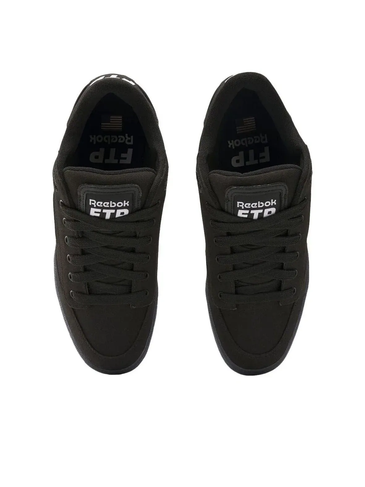 Мужские кроссовки с кожаным верхом Club C FTP Reebok — изображение 4 из 5, черный