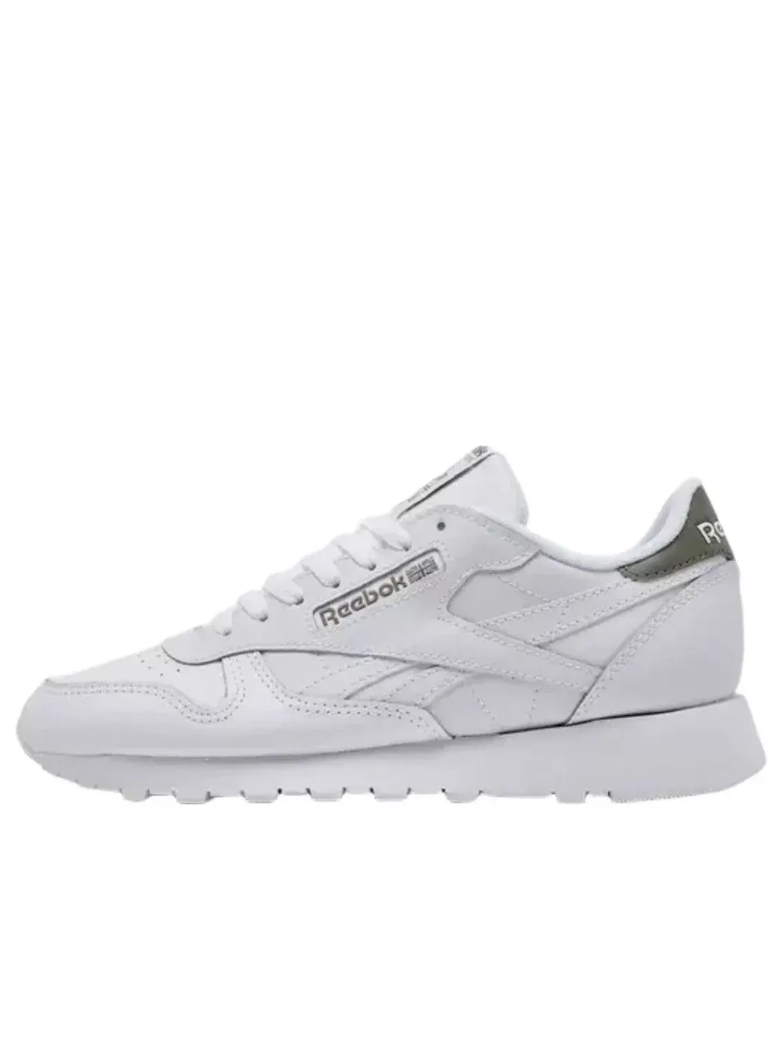 Кроссовки Reebok Classic Leather 'White Gritty Grey' 100242398 — изображение 1 из 5, белый