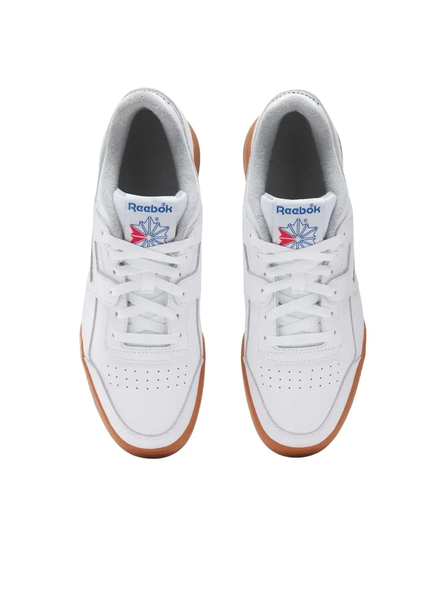 Кроссовки (WMNS) Reebok Workout Plus 'White Vector Blue' — изображение 3 из 6, белый
