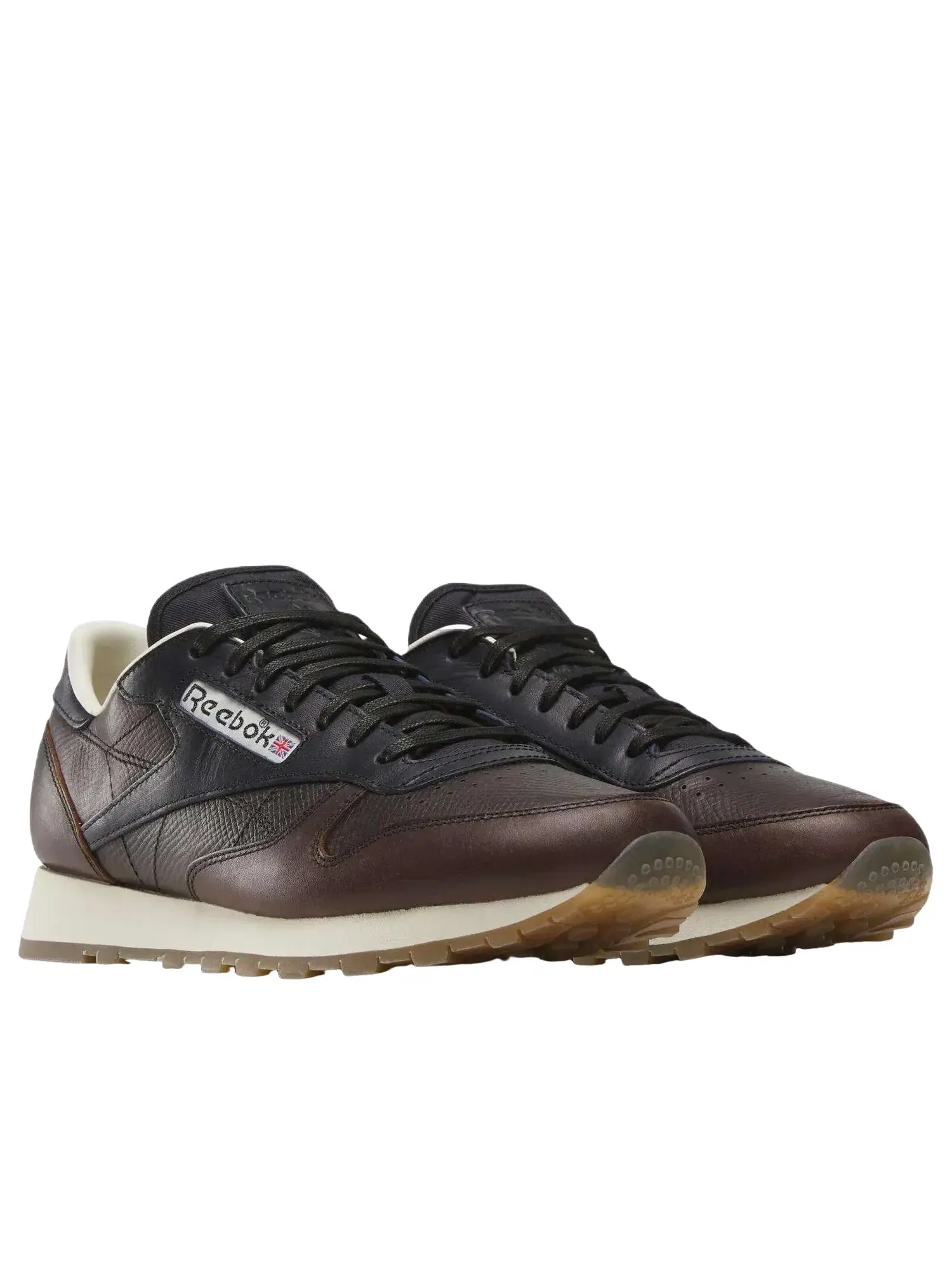 Мужские кроссовки с кожаным верхом Classic Leather Reebok — изображение 3 из 7, коричневый