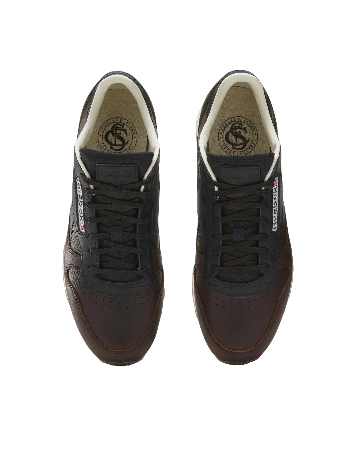 Мужские кроссовки с кожаным верхом Classic Leather Reebok — изображение 5 из 7, коричневый