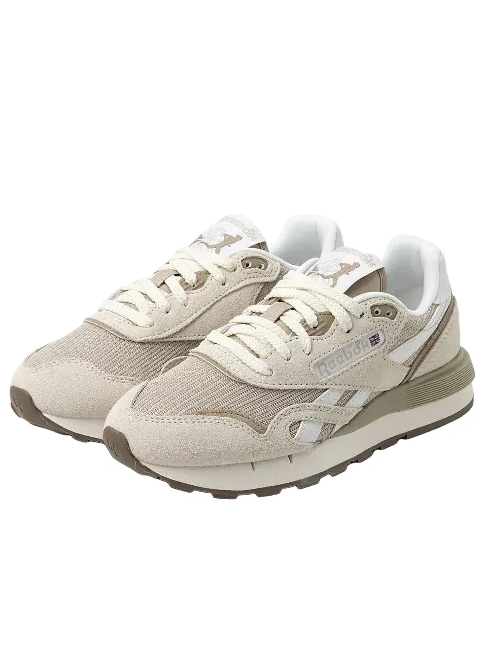 Кроссовки Reebok Classic Nylon 89 'Vintage Chalk Mineral Grey Chalk' 100245075 — изображение 3 из 5, бежевый
