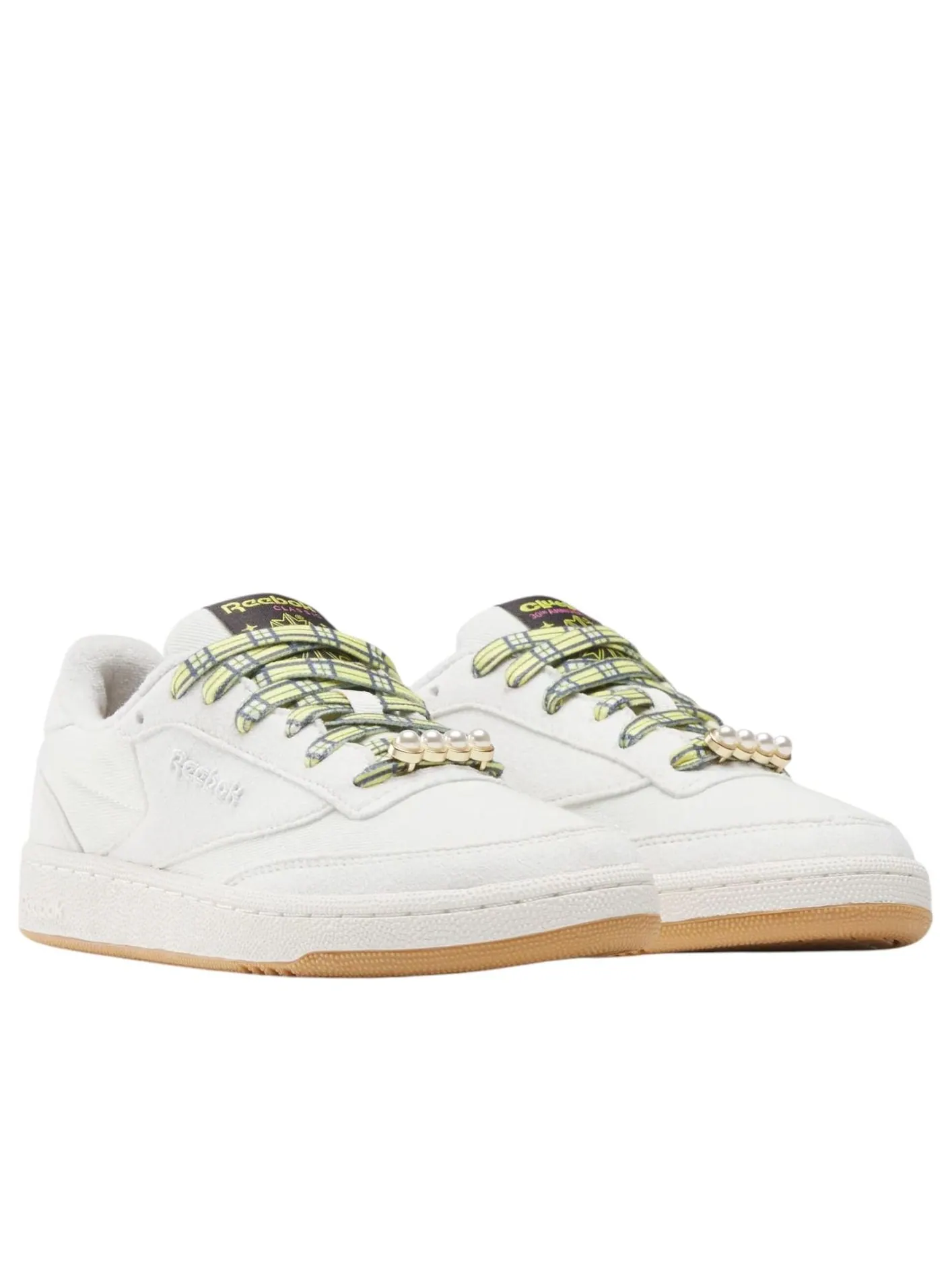 (WMNS) Reebok x Clueless Club C 85 'Grey Chalk Gum' — изображение 2 из 8, серый