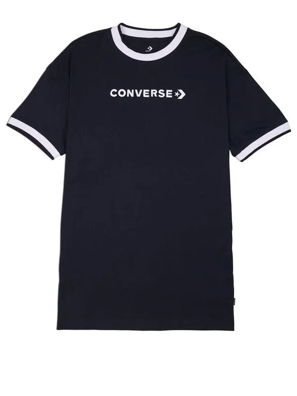 Кроссовки (WMNS) Converse Wordmark T-Shirt Dress 'Black' — изображение 1 из 1, черный