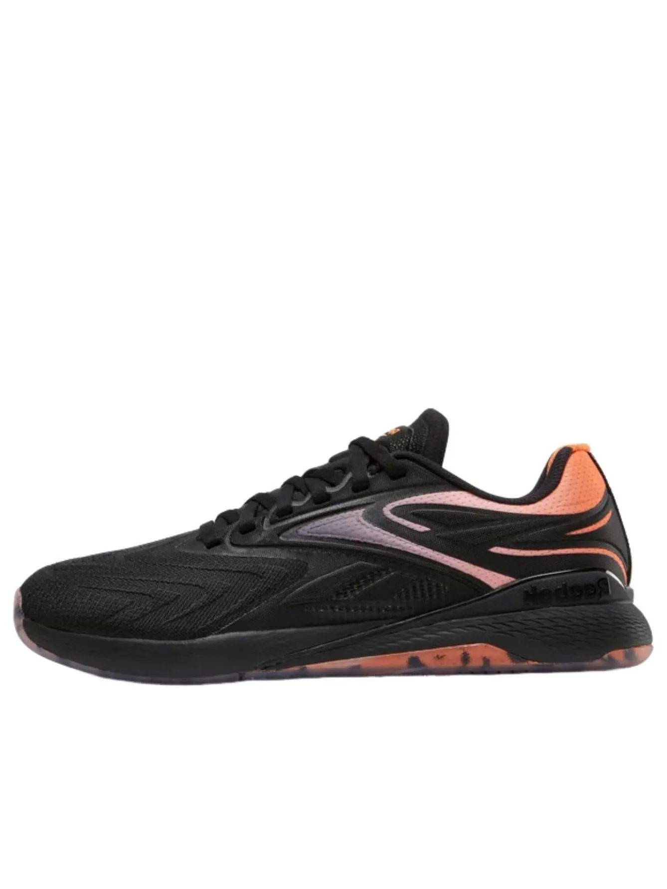 (WMNS) Reebok Nano X5 Edge 'Black Arena Orange Peach' — изображение 1 из 5, черный/оранжевый