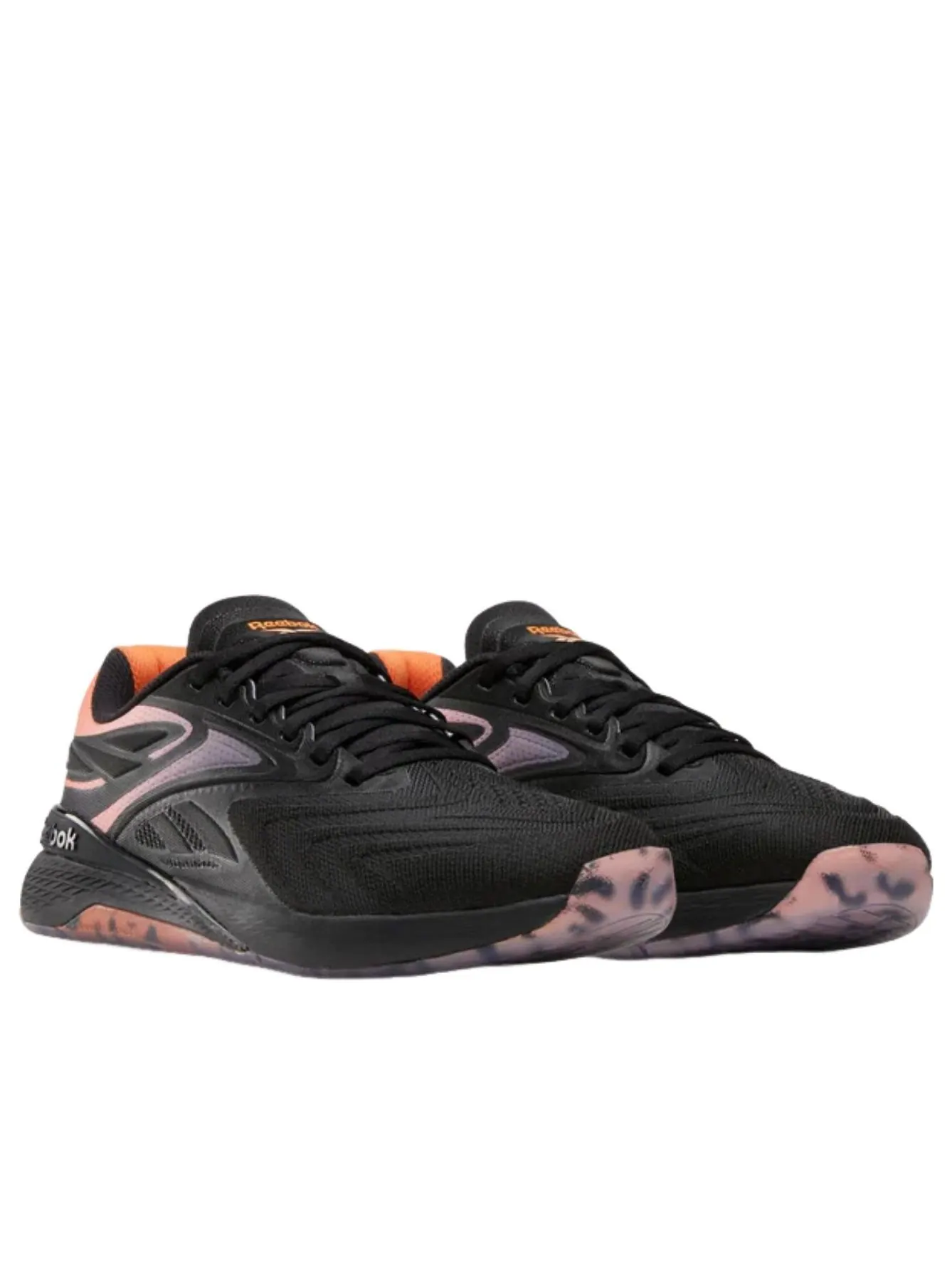 (WMNS) Reebok Nano X5 Edge 'Black Arena Orange Peach' — изображение 2 из 5, черный/оранжевый
