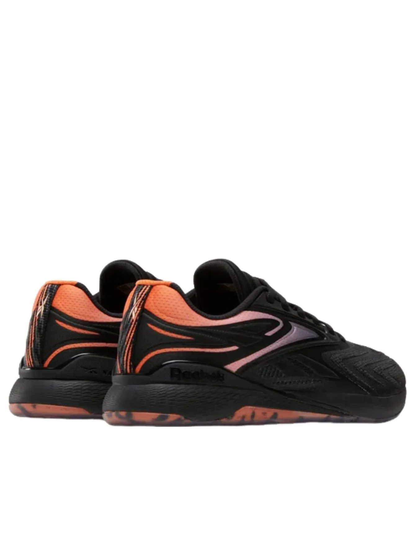 (WMNS) Reebok Nano X5 Edge 'Black Arena Orange Peach' — изображение 4 из 5, черный/оранжевый