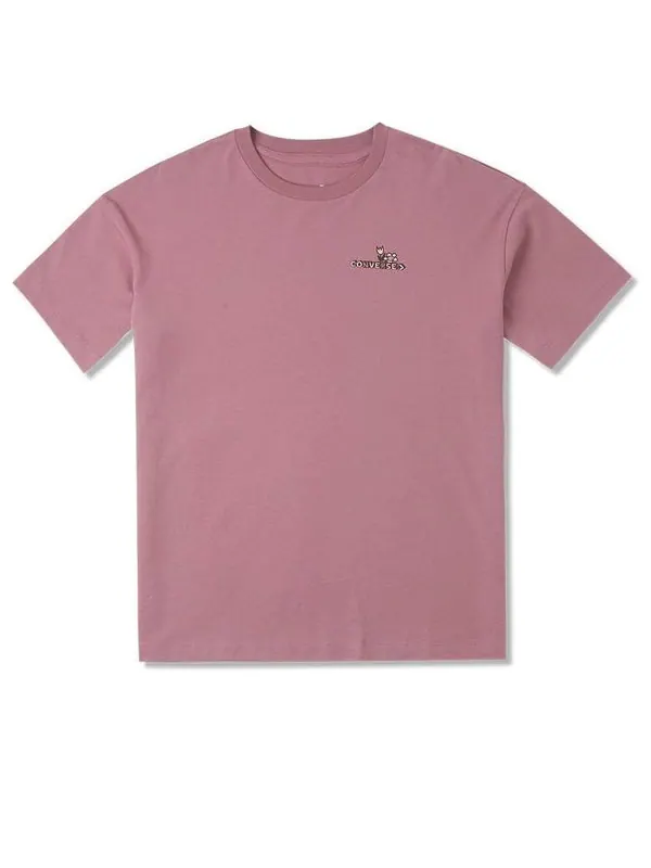 Кроссовки os high summer art tee 'night flamingo' Converse — изображение 1 из 1, розовый