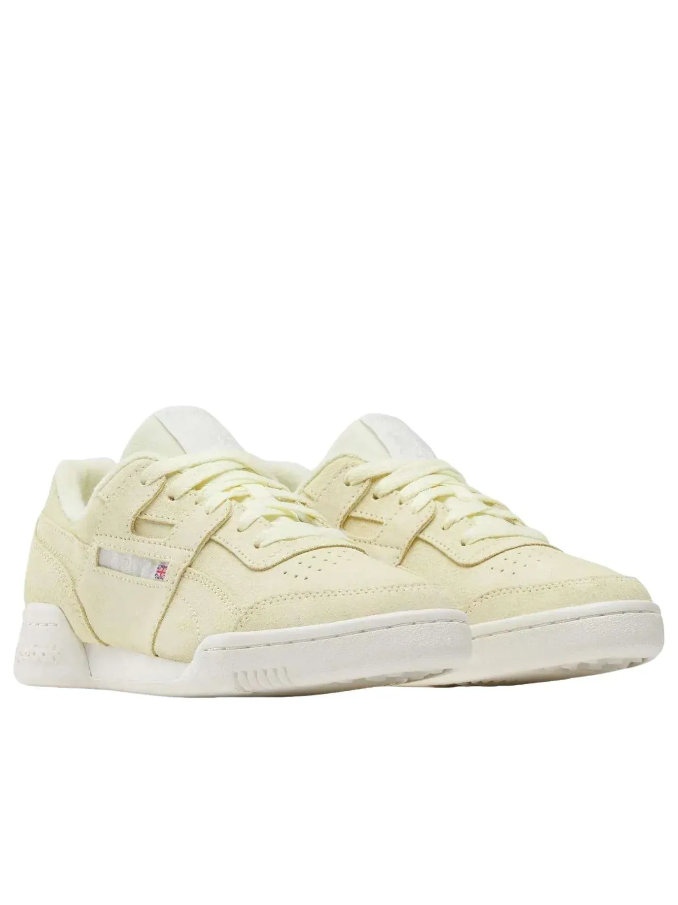 Кроссовки (WMNS) Reebok Workout Plus 'Yellow Chalk' — изображение 2 из 6, желтый