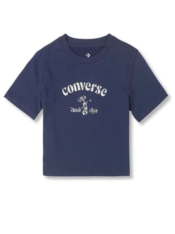 Кроссовки skateboard tee 'navy' Converse — изображение 1 из 1, темно-синий/белый