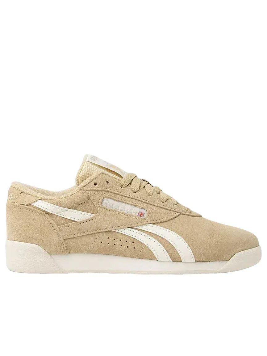 Кроссовки Reebok Freestyle Lo 'Simple Beige Chalk Chalk' 100262278 — изображение 2 из 5, бежевый